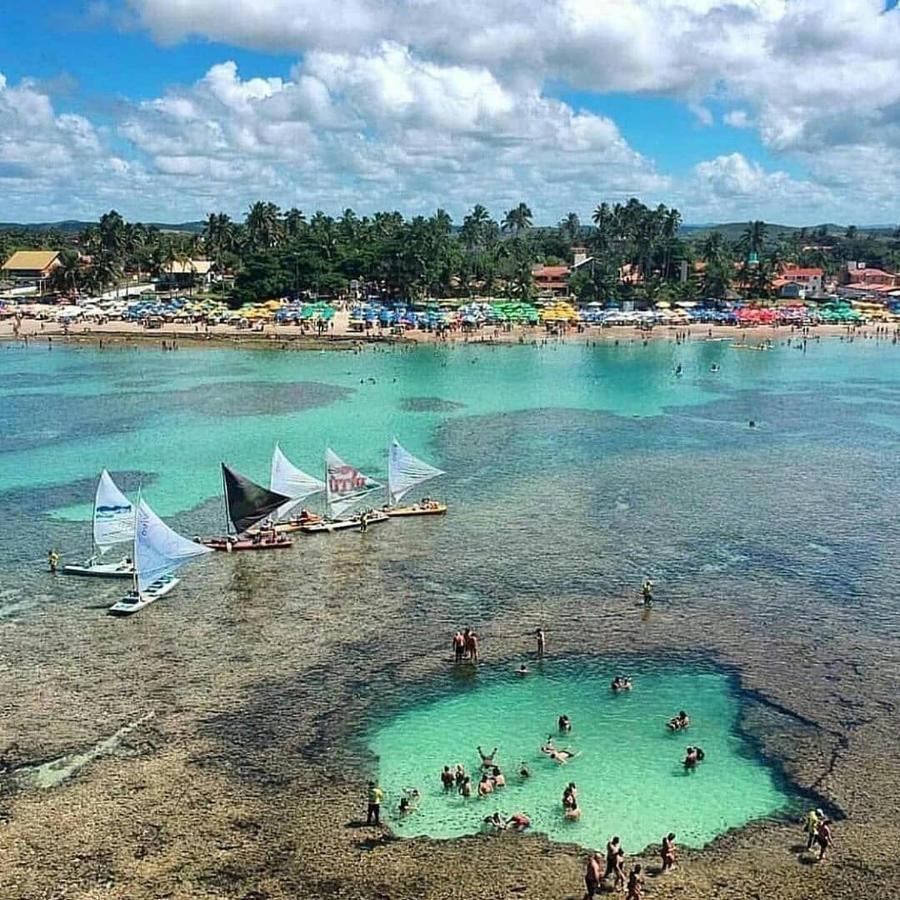 Flat Bem Localizado, Confortavel E A 150 Metros Do Mar Pôrto das Galinhas 외부 사진
